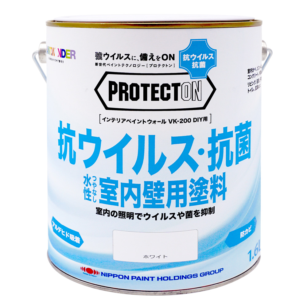 ストア ニッペ PROTECTON プロテクトン インテリアウォール VK-500 オリジナルカラー 各色 1.8Ｋｇ缶 